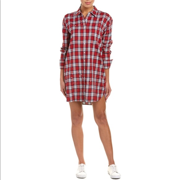 The Blue Shirt Shop Tops - The Blue Shirt Shop Oversize Shirt Dress